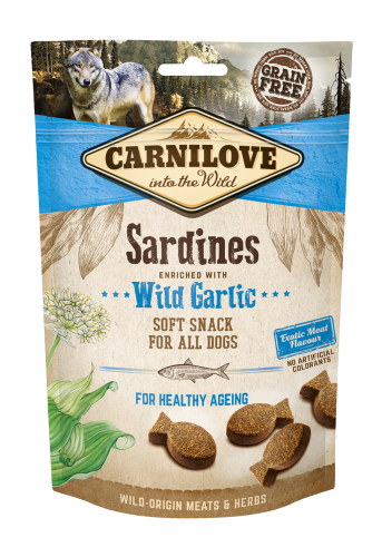 Carnilove® Dog Snack Soft Sardines & Wild Garlic