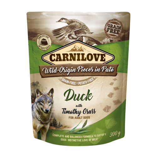 Carnilove® Dog Pouches Duck with Timothy Grass