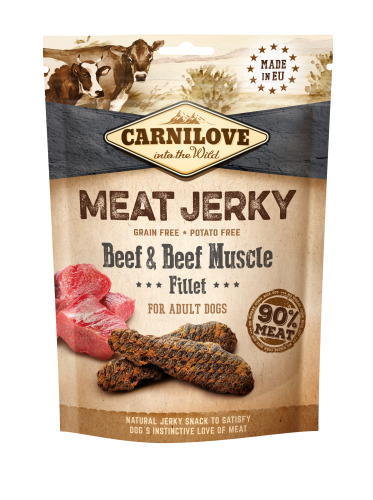 Carnilove® Dog Snack Meat Jerky Beef & Beef Muscle Fillet
