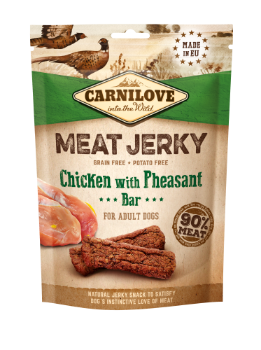 Carnilove® Dog Snack Meat Jerky Chicken with Pheasant Bar