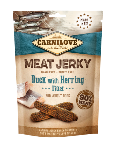 Carnilove® Dog Snack Meat Jerky Duck with Herring Fillet